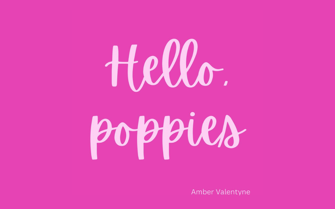 Hello, poppies